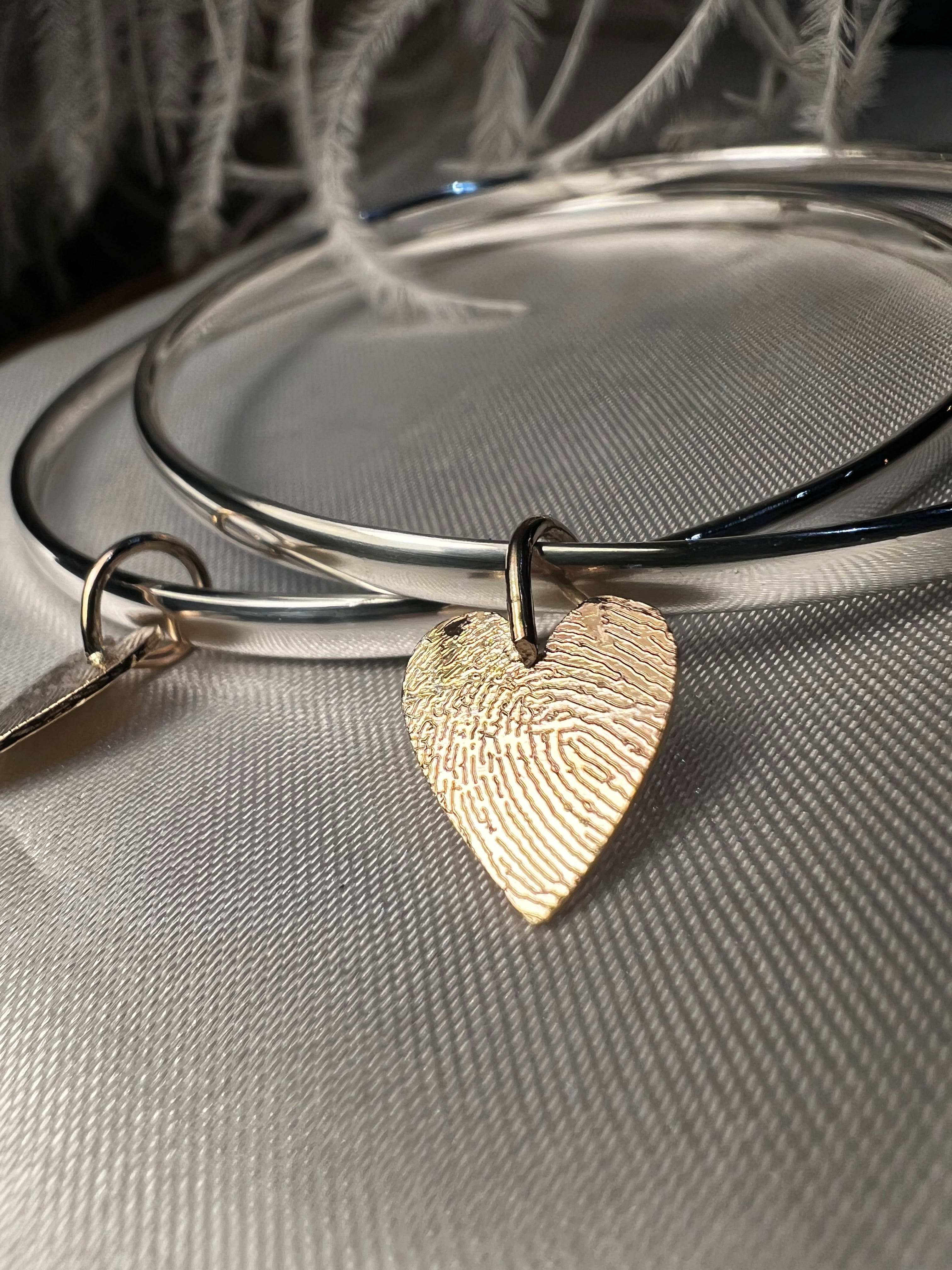 Finger print bangle