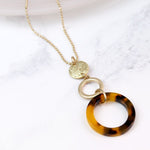 Tortoise shell pendant