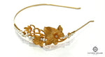 Vintage Gold Leaf Tiara