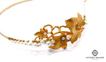 Vintage Gold Leaf Tiara